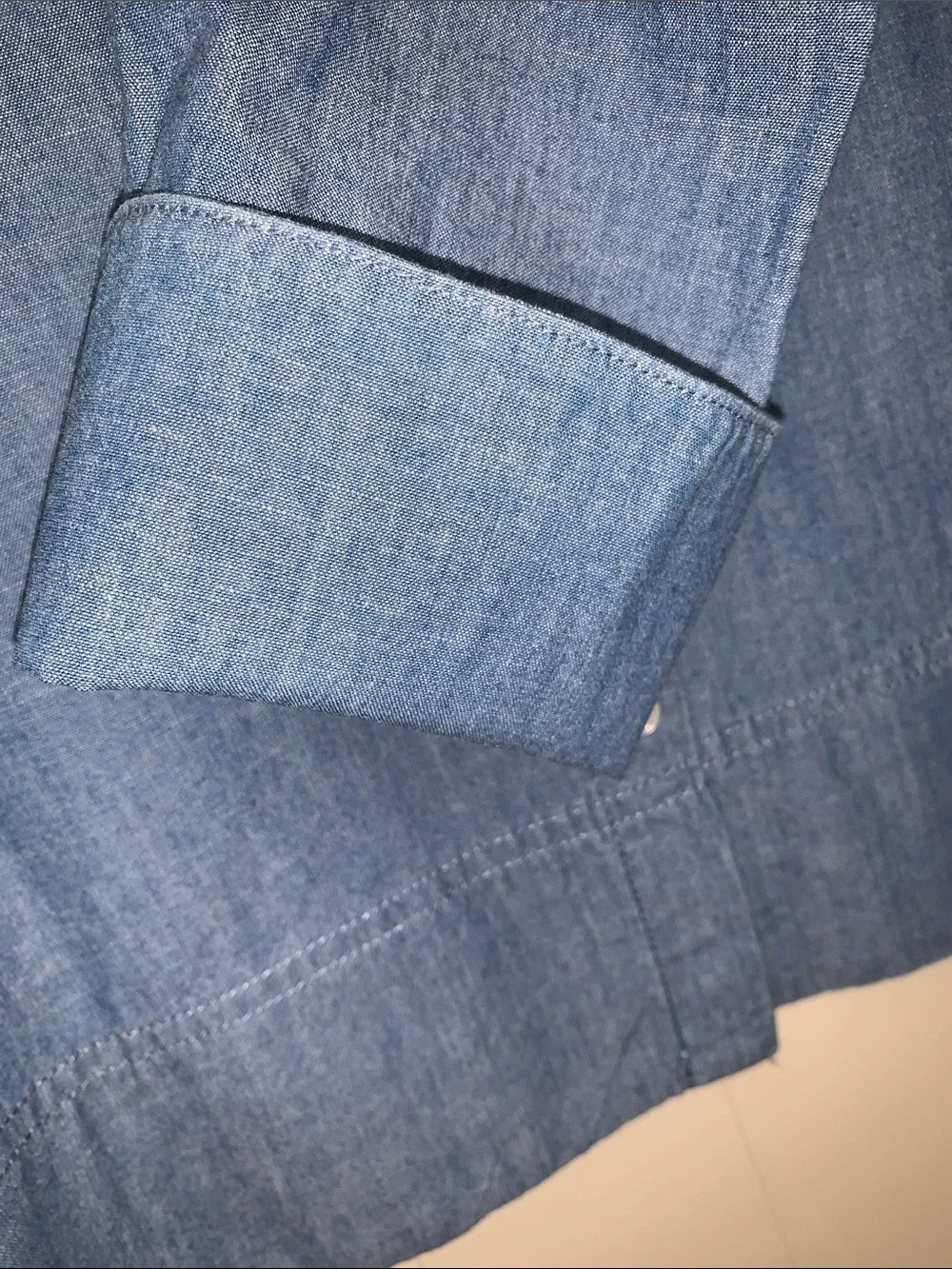 J. Crew Light Blue Chambray Button-Down Shirt